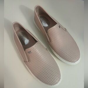 MICHAEL Michael Kors | Perforated Leather Slip-On Sneaker Light Pink- New